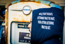 Load image into Gallery viewer,  Controlled Actions = Power Unisex Jersey Hoodie (Black)