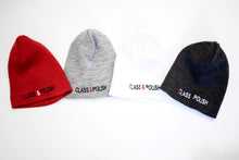 Load image into Gallery viewer, Class &amp; Polish Beanies - (Side embroider) 
