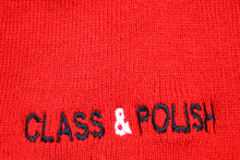 Load image into Gallery viewer, Class &amp; Polish Beanie - Cardinal Red (Side embroider) 
