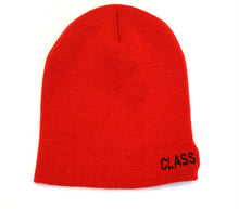 Load image into Gallery viewer, Class &amp; Polish Beanie - Cardinal Red (Side embroider)
