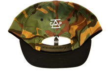 Load image into Gallery viewer, Controlled Actions = Power Double Logo Snapback (Camo)
